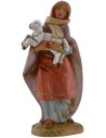 Pastorella con oveja en brazos 12 cm Fontanini Mundo Pesebres