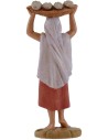 Mujer con cesta de pan 12 cm Fontanini