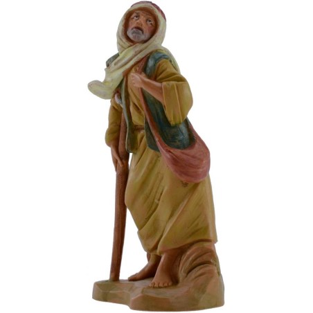 Vecchio con bastone 12 cm Fontanini Mondo Presepi