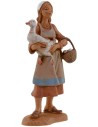 Woman with goose 12 cm Fontanini