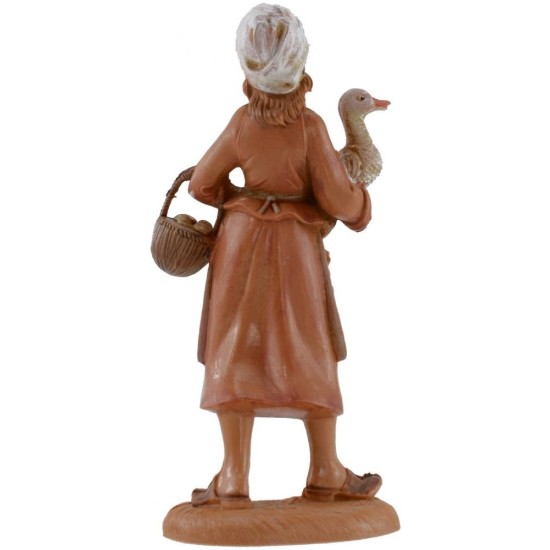 Donna con oca 12 cm Fontanini Mondo Presepi