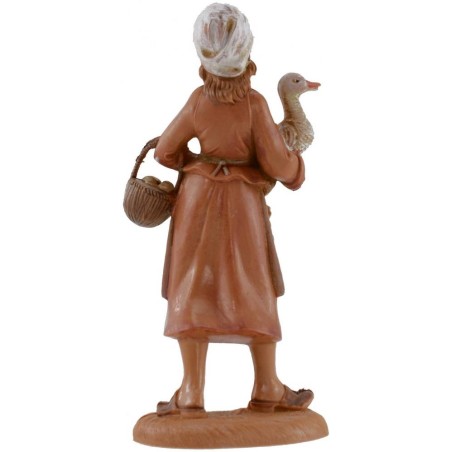 Donna con oca 12 cm Fontanini Mondo Presepi