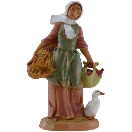 Contadina 12 cm Fontanini Mondo Presepi