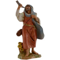 Tocador de cuerno 12 cm Fontanini Mundo Pesebres