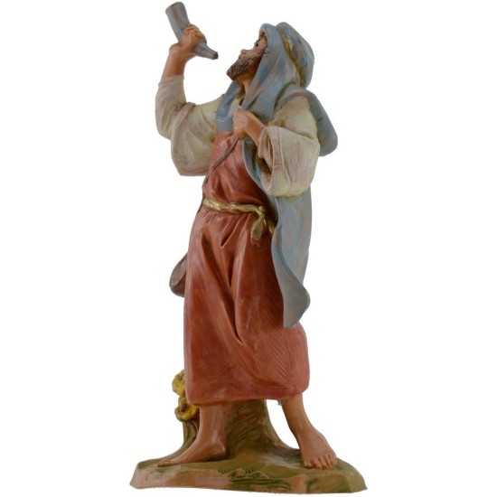 Suonatore di corno 12 cm Fontanini Mondo Presepi