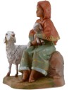 Pastorella seduta serie 12 cm Fontanini Mondo Presepi