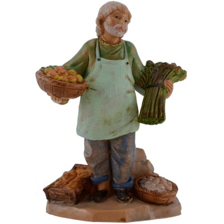 Fruttivendolo 12 cm Fontanini Mondo Presepi