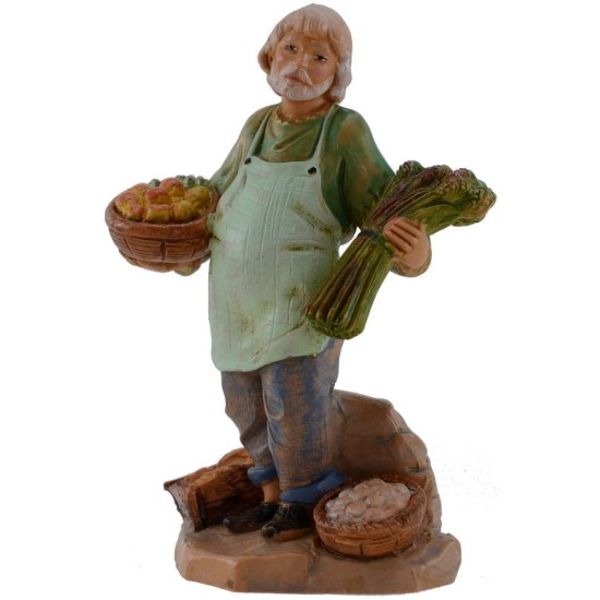 Fruttivendolo 12 cm Fontanini Mondo Presepi
