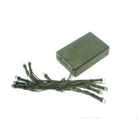 Collana 10 led a luce fredda a batteria - F10 Mondo Presepi