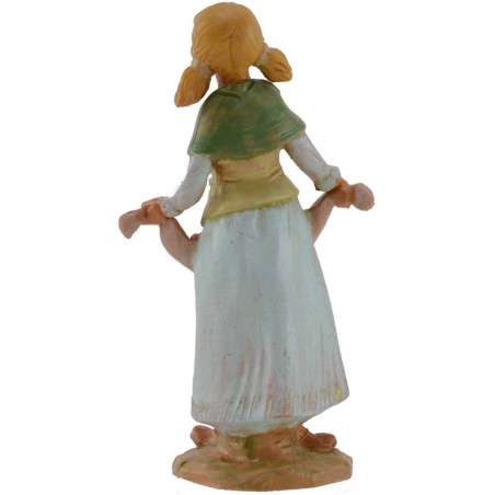 Girl with fruit 12 cm series Fontanini