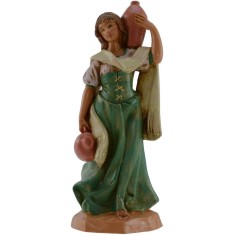 Mujer con ánforas 12 cm Fontanini Mundo Pesebres