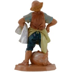 Oste con botte 12 cm Fontanini Mondo Presepi 2