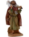 Shepherd with sheep on his shoulders 12 cm Fontanini