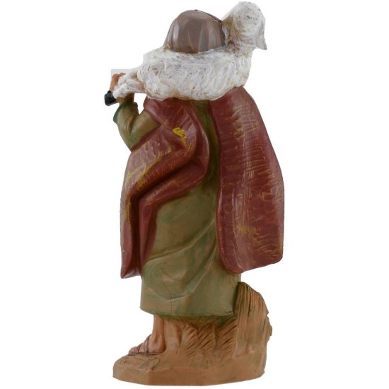 Shepherd with sheep on his shoulders 12 cm Fontanini