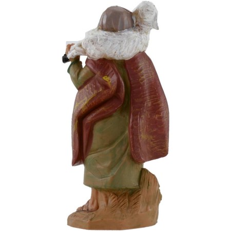 Shepherd with sheep on his shoulders 12 cm Fontanini