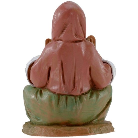 Mujer sentada con cesta serie 12 cm Fontanini
