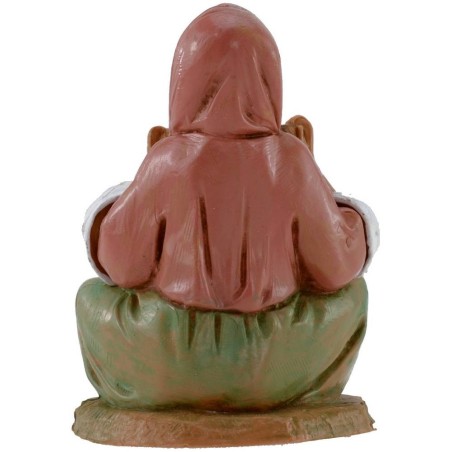 Donna seduta con cesto serie 12 cm Fontanini Mondo Presepi