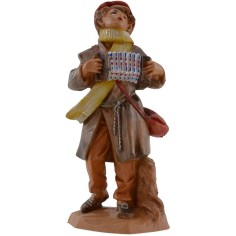 Child with accordion 12 cm series Fontanini