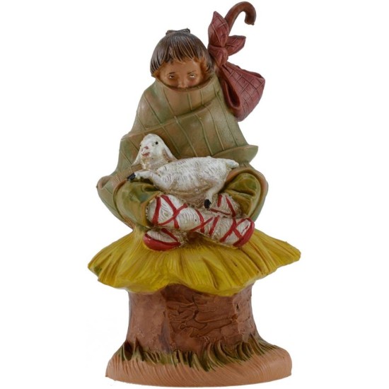 Pastor sentado serie 12 cm Fontanini Mundo