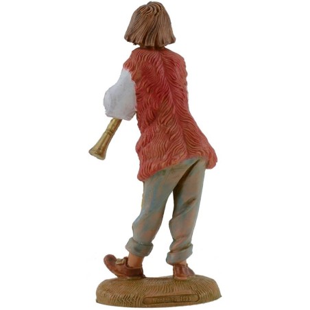 Joven flautista serie 12 cm Fontanini Mundo