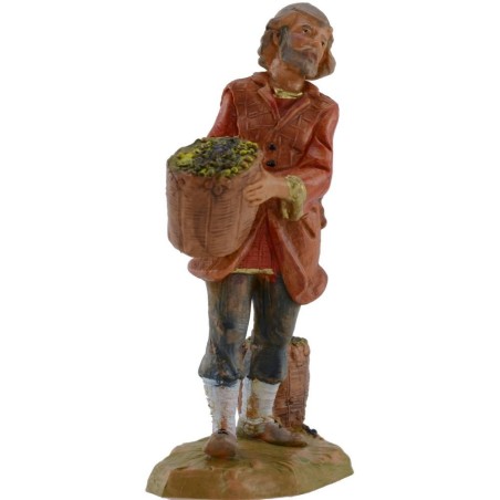 Vendedor de uvas 12 cm Fontanini Mundo Pesebres