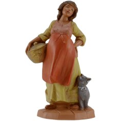 Donna incinta 12 cm Fontanini Mondo Presepi