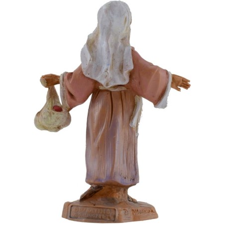 Fanciulla con fagotto serie 12 cm Fontanini Mondo Presepi