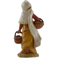 Oriental woman with baskets 12 cm Fontanini 2