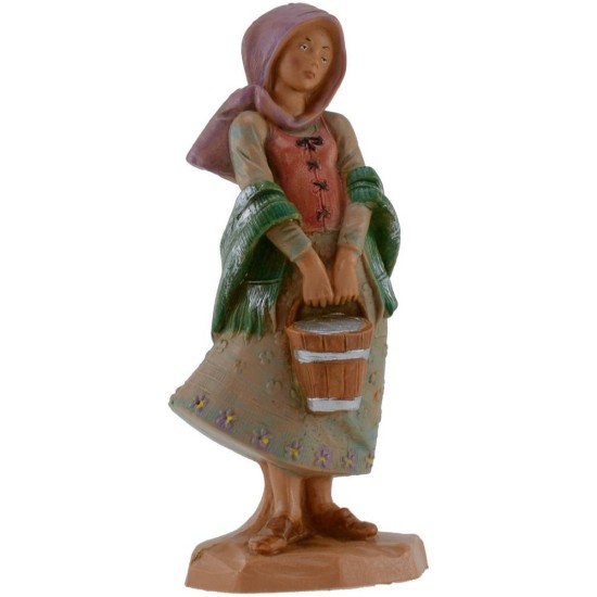 Woman with bucket 12 cm Fontanini