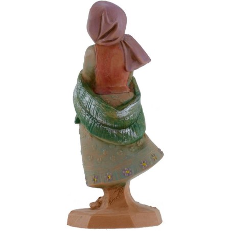 Mujer con cubo 12 cm Fontanini Mundo Pesebres