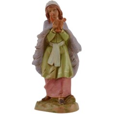 Woman with lamp 12 cm Fontanini 2