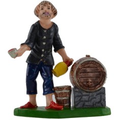 Bevitore 10 cm in pvc Mondo Presepi