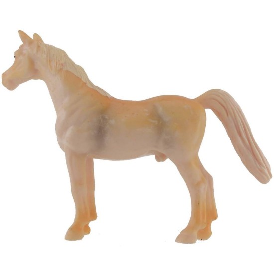 Cavallo chiaro in pvc per statue 10 cm Mondo Presepi