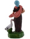 Woman with goose 4 cm in pvc