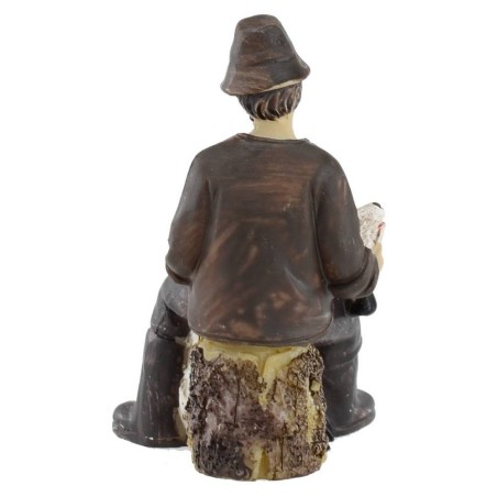 Tosatore di pecore in resina serie 8 cm Mondo Presepi