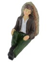 Dormiente seduto in resina serie 8 cm