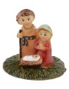 Nativity naif 3 cm in resin