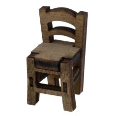 Silla de madera cm 3,4 Mundo Belenes