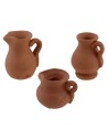 Set of 6 terracotta amphorae 2-2.5 cm h.