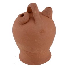 Anfora due fori in terracotta cm 3,7