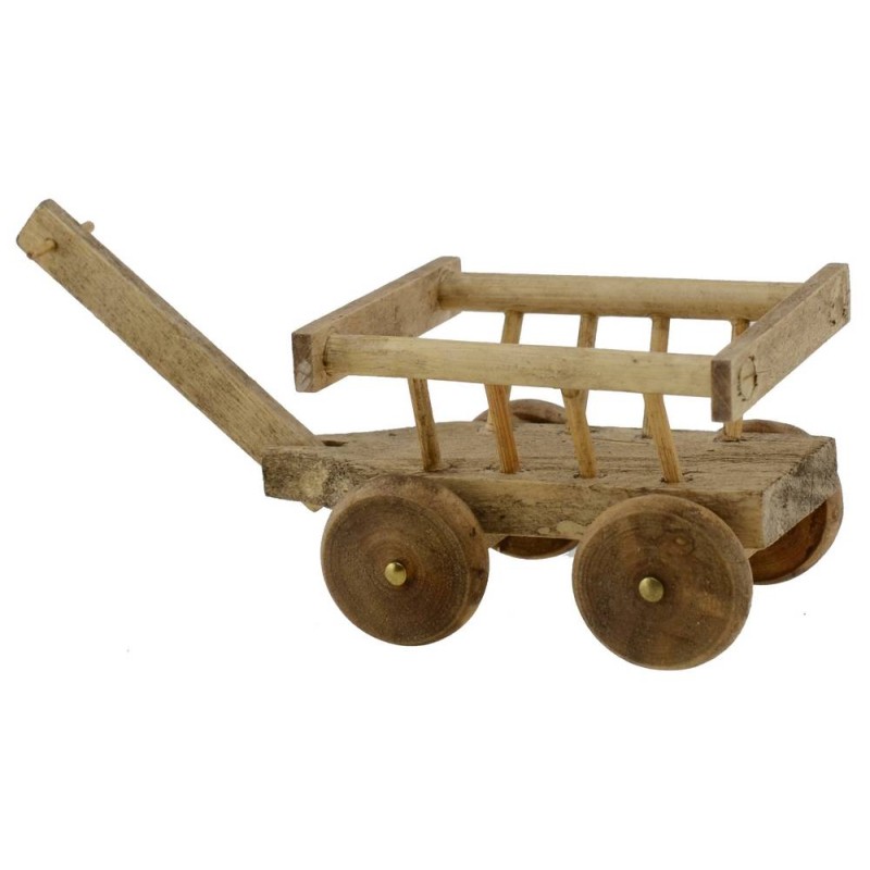 Wooden wagon 9x3.5x3 h.