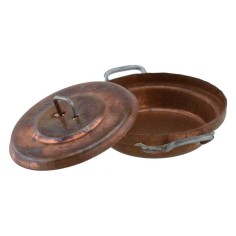 Cacerola ø 3,2 cm de cobre con tapa Mondo 2