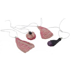 4-piece meat set to hang