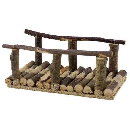 Ponte in legno cm 15,3x7,5x6,3 h. Mondo Presepi