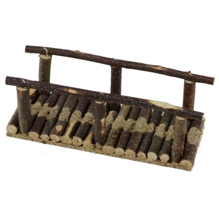 Puente de madera cm 14,8x4,6x5,4 h. Mundo Belenes
