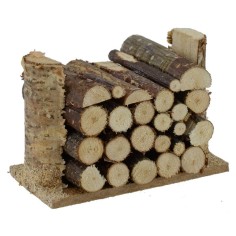 Legna accatastata cm 6,5x4x4,5 h. Mondo Presepi