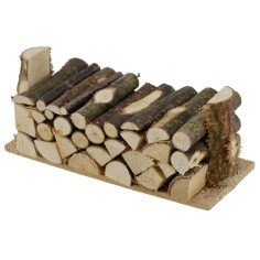 Legna accatastata cm 11x5x4,5 h. Mondo Presepi