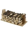 Stacked wood 11x5x4.5 cm h.