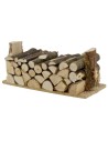 Stacked wood 11x5x4.5 cm h.