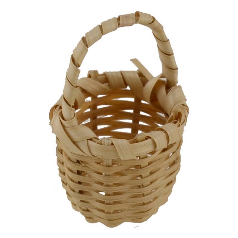 Wicker basket with handle ø 2 cm